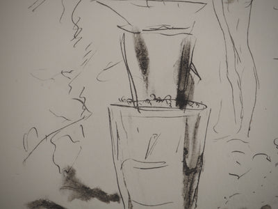 André DUNOYER DE SEGONZAC : Le vendangeur tropézien, Lithographie originale (photo de détail 5) - Crédit photo : Galerie Art.Paris