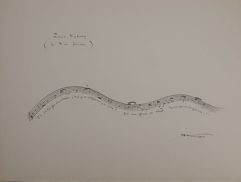 Gotfried HONEGGER : Le vendangeur tropézien, Lithographie originale (vue générale) - Crédit photo : Galerie Art.Paris