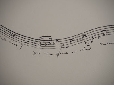 Gotfried HONEGGER : Le vendangeur tropézien, Lithographie originale (photo de détail 6) - Crédit photo : Galerie Art.Paris