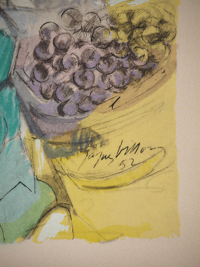 Jacques VILLON : Les vendanges, Gravure originale (photo de détail 3) - Crédit photo : Galerie Art.Paris