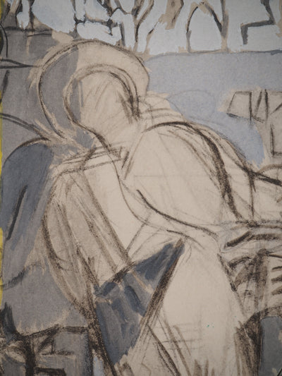Jacques VILLON : Les vendanges, Gravure originale (photo de détail 4) - Crédit photo : Galerie Art.Paris