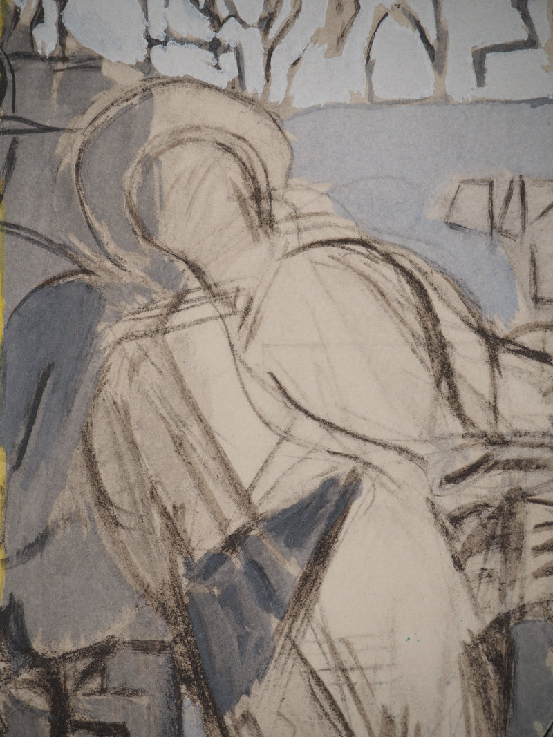 Jacques VILLON : Les vendanges, Gravure originale (photo de détail 4) - Crédit photo : Galerie Art.Paris