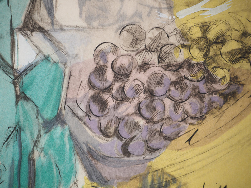 Jacques VILLON : Les vendanges, Gravure originale (photo de détail 5) - Crédit photo : Galerie Art.Paris