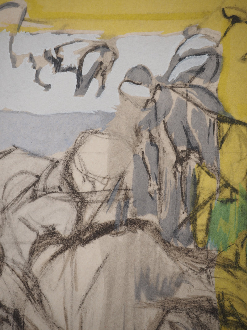 Jacques VILLON : Les vendanges, Gravure originale (photo de détail 7) - Crédit photo : Galerie Art.Paris