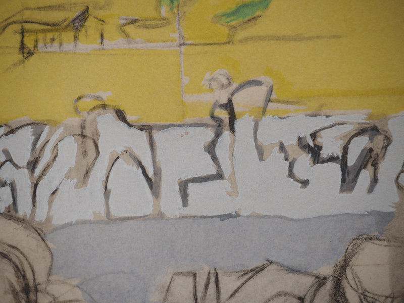 Jacques VILLON : Les vendanges, Gravure originale (photo de détail 8) - Crédit photo : Galerie Art.Paris