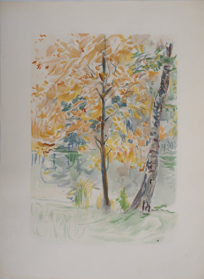 Berthe MORISOT : Automne, Lithographie originale (photo de détail 2) - Crédit photo : Galerie Art.Paris