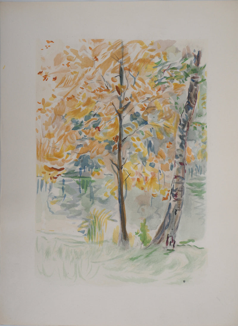 Berthe MORISOT : Automne, Lithographie originale (photo de détail 2) - Crédit photo : Galerie Art.Paris