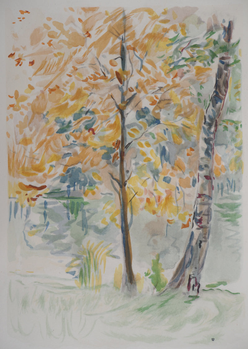 Berthe MORISOT : Automne, Lithographie originale (vue générale) - Crédit photo : Galerie Art.Paris