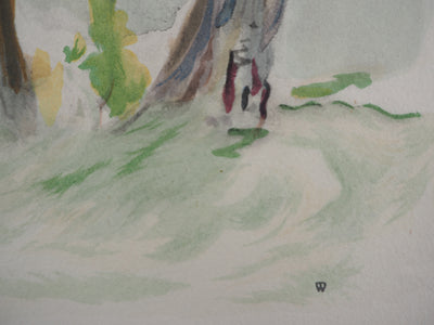 Berthe MORISOT : Automne, Lithographie originale (photo de détail 3) - Crédit photo : Galerie Art.Paris