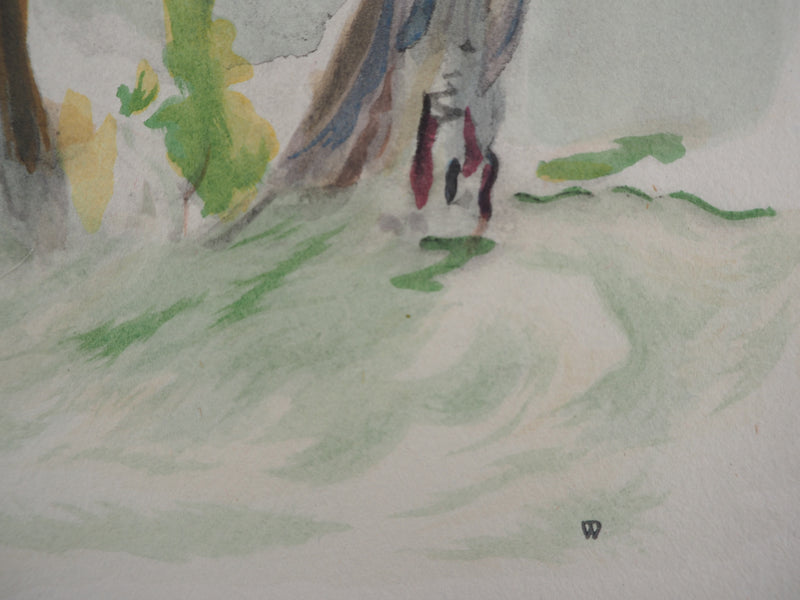 Berthe MORISOT : Automne, Lithographie originale (photo de détail 3) - Crédit photo : Galerie Art.Paris