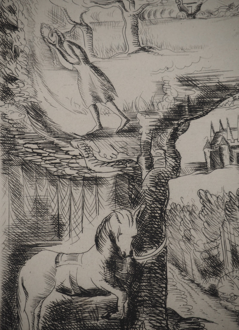 Jeanne ROSOY : Les contes : Monde Féerique, Gravure originale (photo de détail 4) - Crédit photo : Galerie Art.Paris
