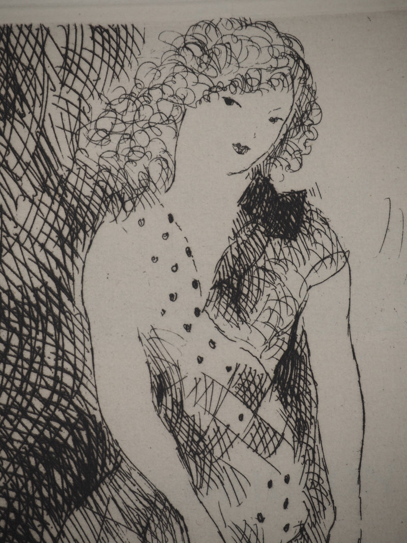 Marie LAURENCIN : Cendrillon et la pantoufle de verre,, Gravure originale (photo de détail 3) - Crédit photo : Galerie Art.Paris