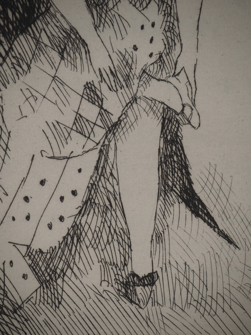 Marie LAURENCIN : Cendrillon et la pantoufle de verre,, Gravure originale (photo de détail 4) - Crédit photo : Galerie Art.Paris