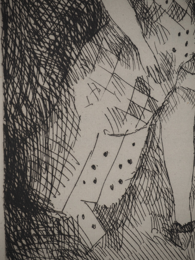 Marie LAURENCIN : Cendrillon et la pantoufle de verre,, Gravure originale (photo de détail 5) - Crédit photo : Galerie Art.Paris