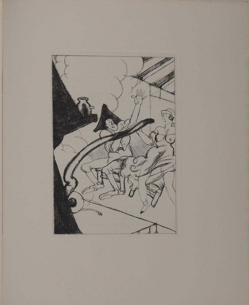 Charles MARTIN : Les contes : Souhait Ridicule, Gravure originale (photo de détail 2) - Crédit photo : Galerie Art.Paris