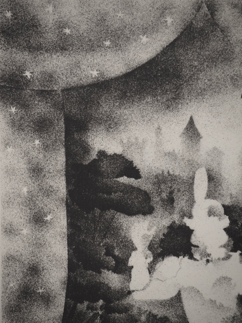 Alexandre ALEXEIEFF : Les contes : La belle au bois dormant, Lithographie originale (photo de détail 4) - Crédit photo : Galerie Art.Paris