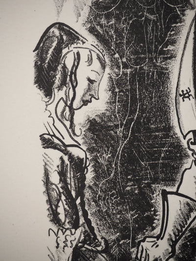 André DIGNIMONT : Les contes : Barbe-Bleue, Lithographie originale (photo de détail 5) - Crédit photo : Galerie Art.Paris