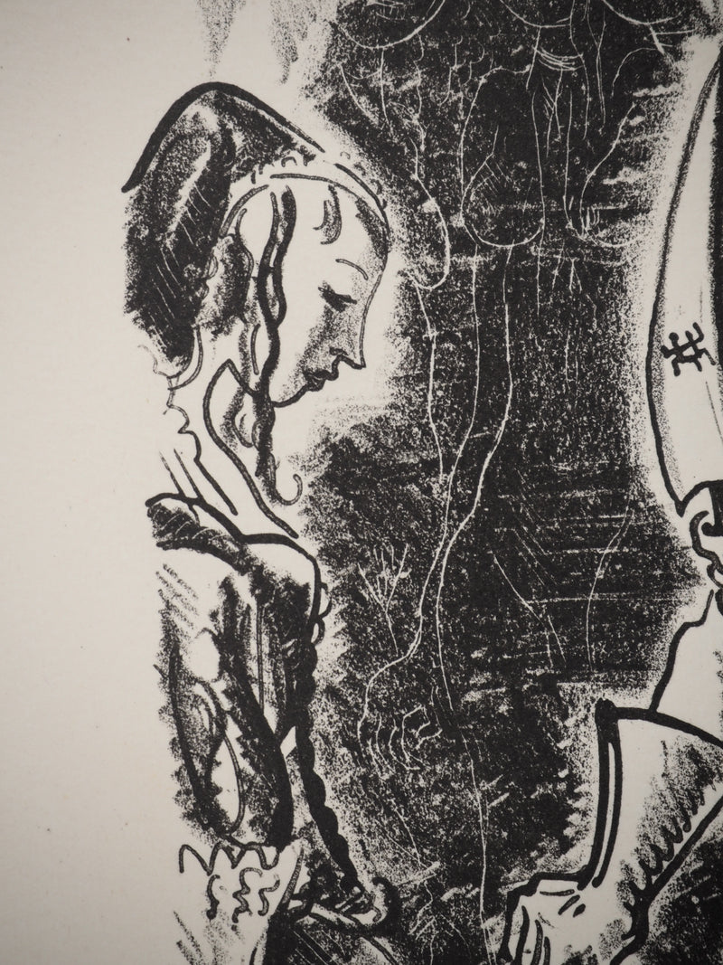 André DIGNIMONT : Les contes : Barbe-Bleue, Lithographie originale (photo de détail 5) - Crédit photo : Galerie Art.Paris