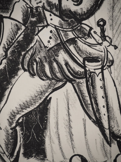 André DIGNIMONT : Les contes : Barbe-Bleue, Lithographie originale (photo de détail 6) - Crédit photo : Galerie Art.Paris