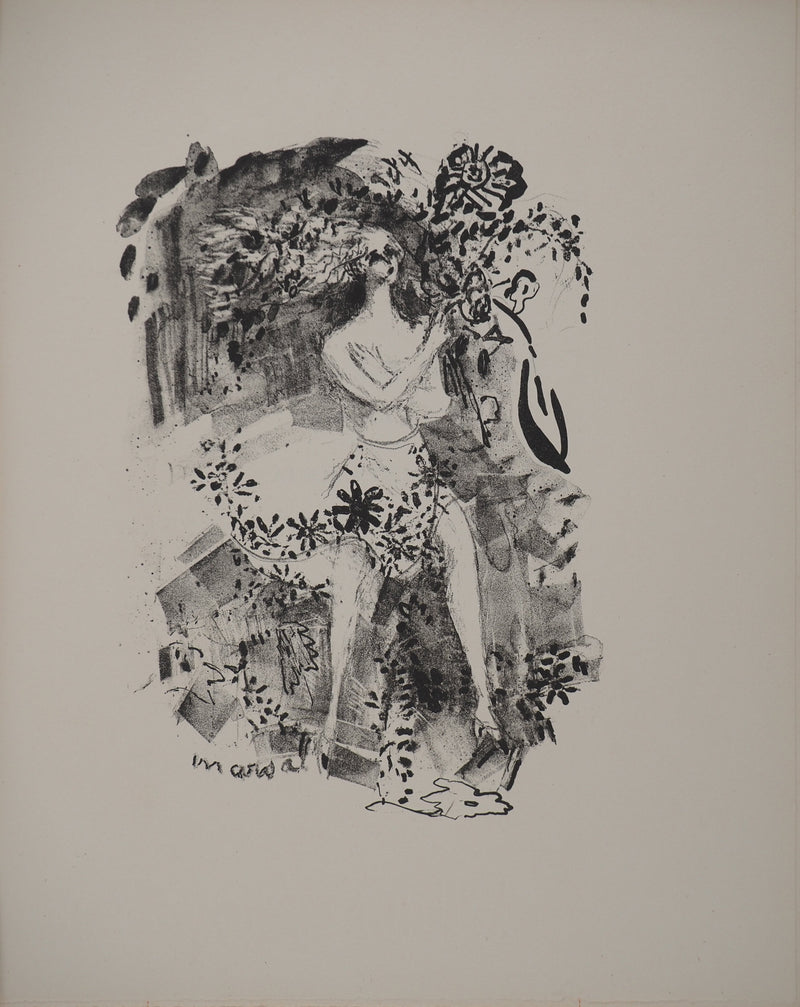 Jacqueline MARVAL : Les contes : Cendrillon,, Lithographie originale (photo de détail 3) - Crédit photo : Galerie Art.Paris