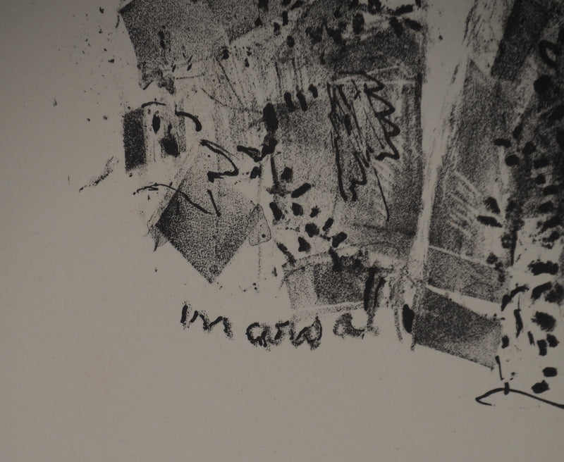 Jacqueline MARVAL : Les contes : Cendrillon,, Lithographie originale (photo de détail 2) - Crédit photo : Galerie Art.Paris