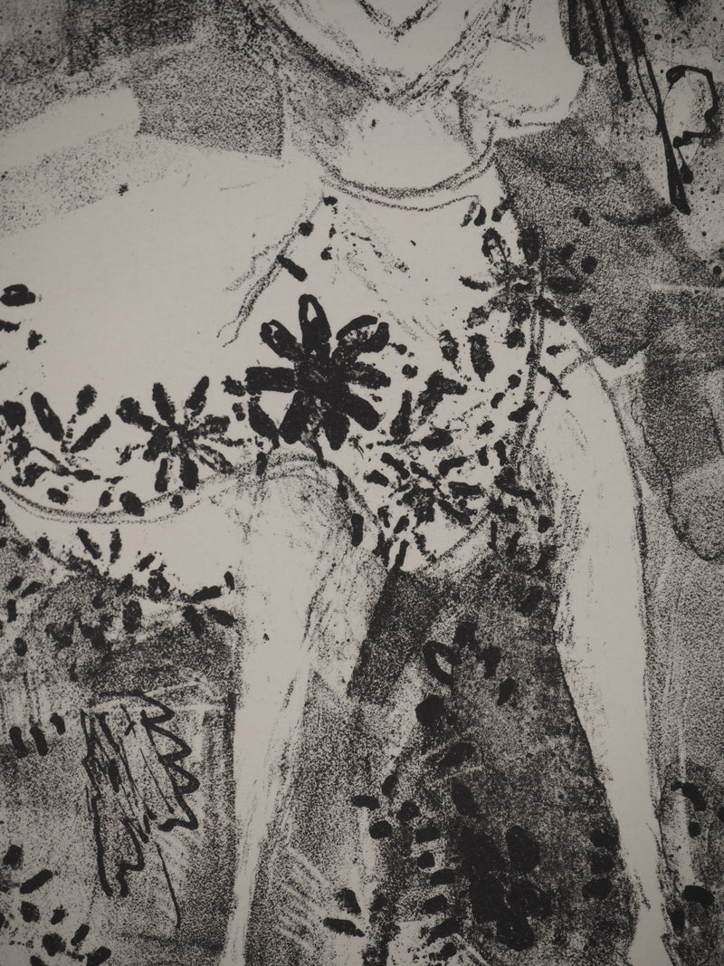 Jacqueline MARVAL : Les contes : Cendrillon,, Lithographie originale (photo de détail 5) - Crédit photo : Galerie Art.Paris