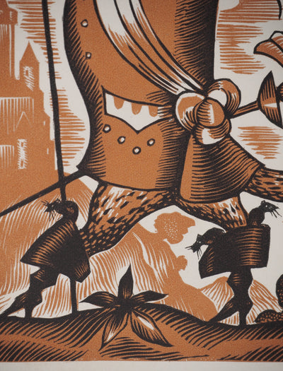 Lucien BOUCHER : Les contes : Le chat botté, Gravure sur bois originale (photo de détail 3) - Crédit photo : Galerie Art.Paris