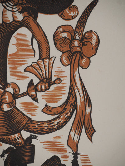 Lucien BOUCHER : Les contes : Le chat botté, Gravure sur bois originale (photo de détail 6) - Crédit photo : Galerie Art.Paris