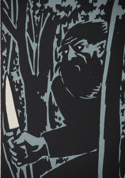 Frans MASEREL : Les contes : L'ogre dans les bois, Gravure sur bois originale (photo de détail 4) - Crédit photo : Galerie Art.Paris