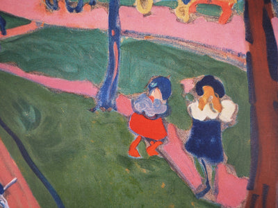 André DERAIN : Londres, Hyde Park, Lithographie originale (photo de détail 4) - Crédit photo : Galerie Art.Paris