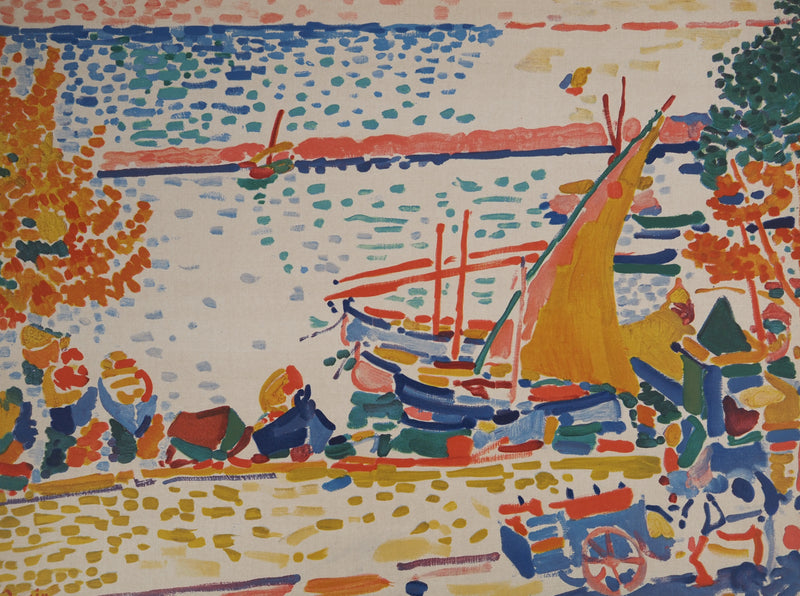 André DERAIN : Port de Collioure fauve, Lithographie originale (photo de détail 6) - Crédit photo : Galerie Art.Paris