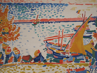 André DERAIN : Port de Collioure fauve, Lithographie originale (photo de détail 7) - Crédit photo : Galerie Art.Paris