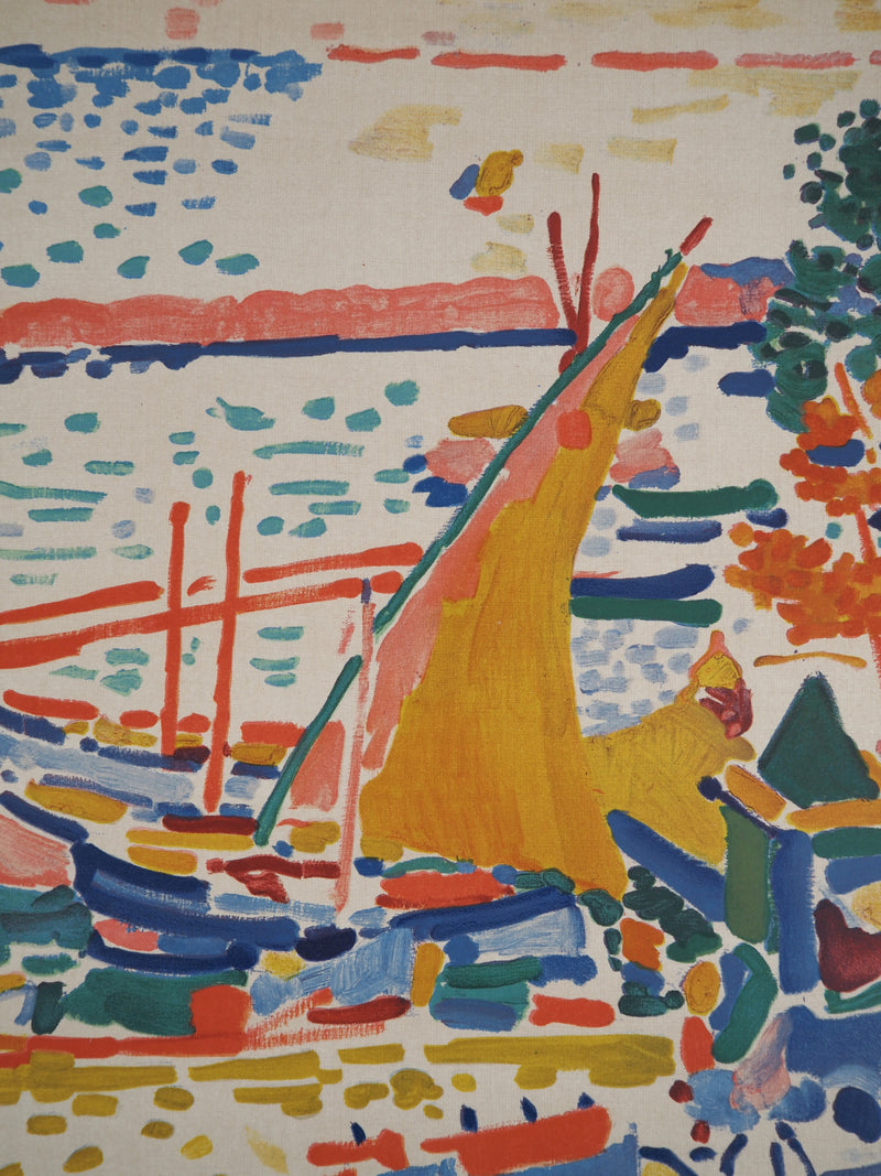 André DERAIN : Port de Collioure fauve, Lithographie originale (photo de détail 4) - Crédit photo : Galerie Art.Paris