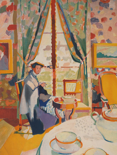 Maurice MARINOT : Intérieur fauve, Lithographie originale (photo de détail 6) - Crédit photo : Galerie Art.Paris