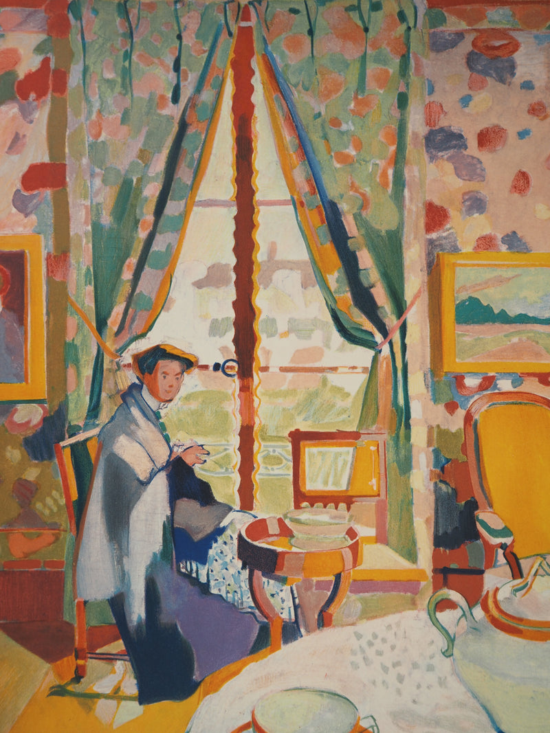Maurice MARINOT : Intérieur fauve, Lithographie originale (photo de détail 7) - Crédit photo : Galerie Art.Paris