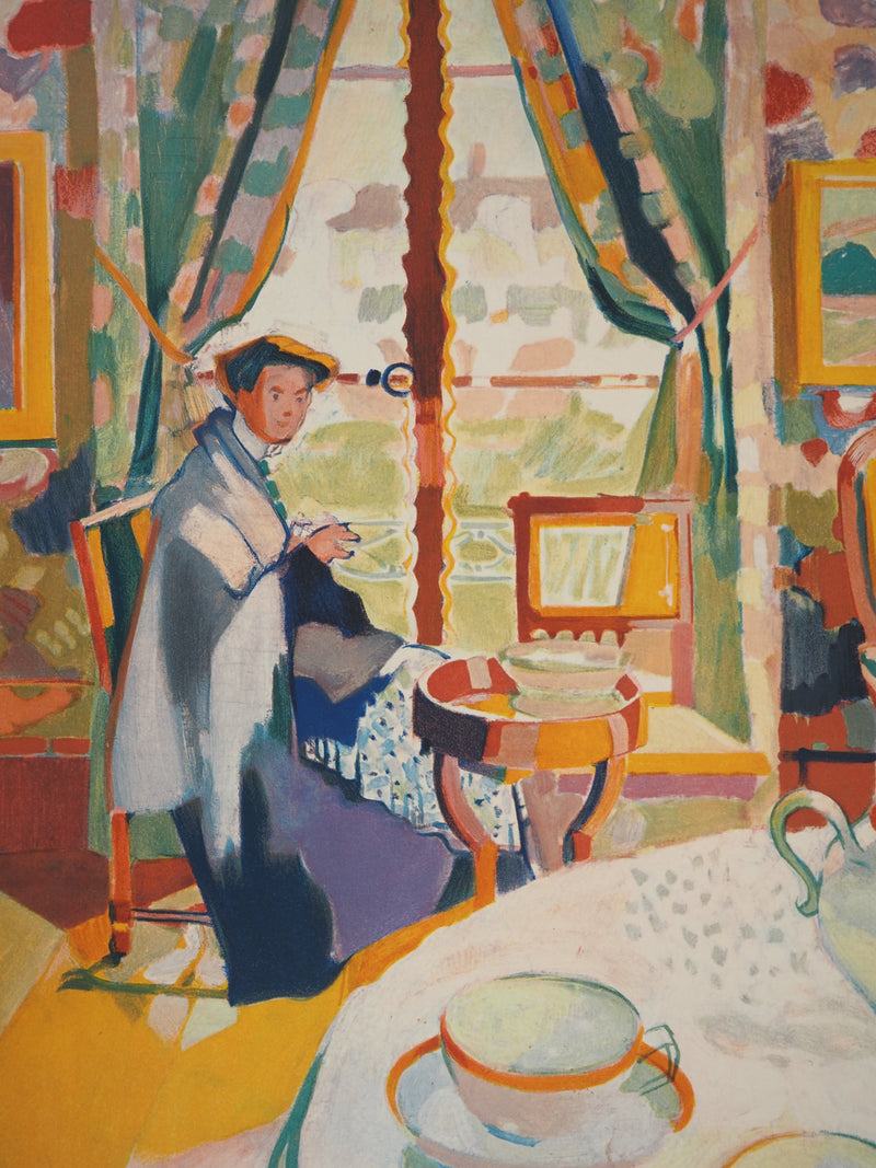 Maurice MARINOT : Intérieur fauve, Lithographie originale (photo de détail 8) - Crédit photo : Galerie Art.Paris