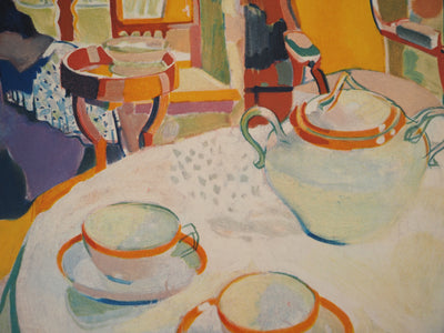 Maurice MARINOT : Intérieur fauve, Lithographie originale (photo de détail 5) - Crédit photo : Galerie Art.Paris