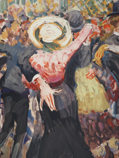 Kees VAN DONGEN : Danse au Moulin de la Galette, Lithographie originale (photo de détail 8) - Crédit photo : Galerie Art.Paris