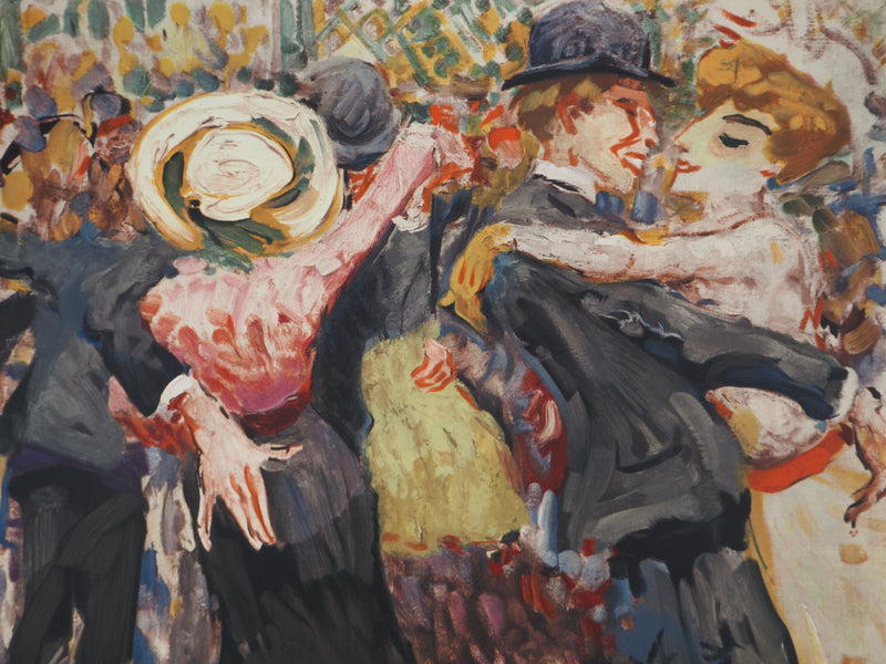 Kees VAN DONGEN : Danse au Moulin de la Galette, Lithographie originale (photo de détail 4) - Crédit photo : Galerie Art.Paris