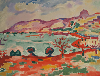 Georges BRAQUE : Marseille, Paysage à l'Estaque, Lithographie originale (photo de détail 6) - Crédit photo : Galerie Art.Paris