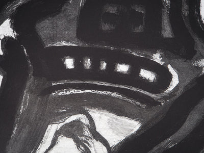 Bengt LINDSTROM : Symboles abstraits, Gravure originale (photo de détail 6) - Crédit photo : Galerie Art.Paris