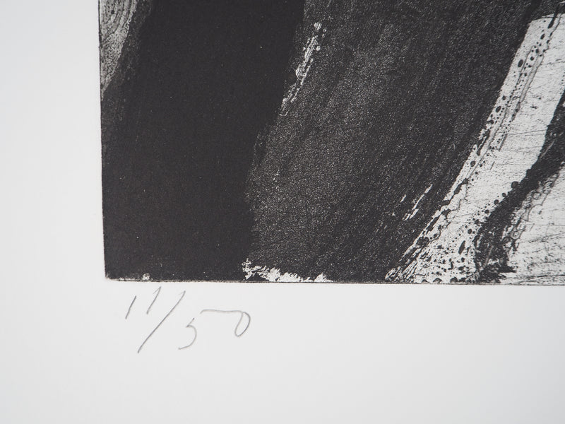 Bengt LINDSTROM : Symboles abstraits, Gravure originale (photo de détail 7) - Crédit photo : Galerie Art.Paris