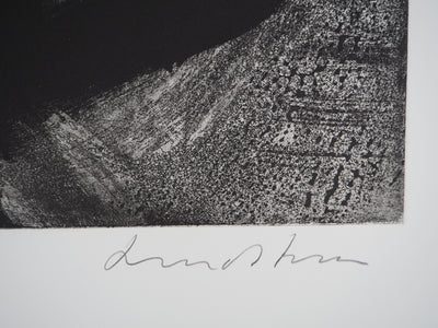 Bengt LINDSTROM : Symboles abstraits, Gravure originale (photo de détail 2) - Crédit photo : Galerie Art.Paris