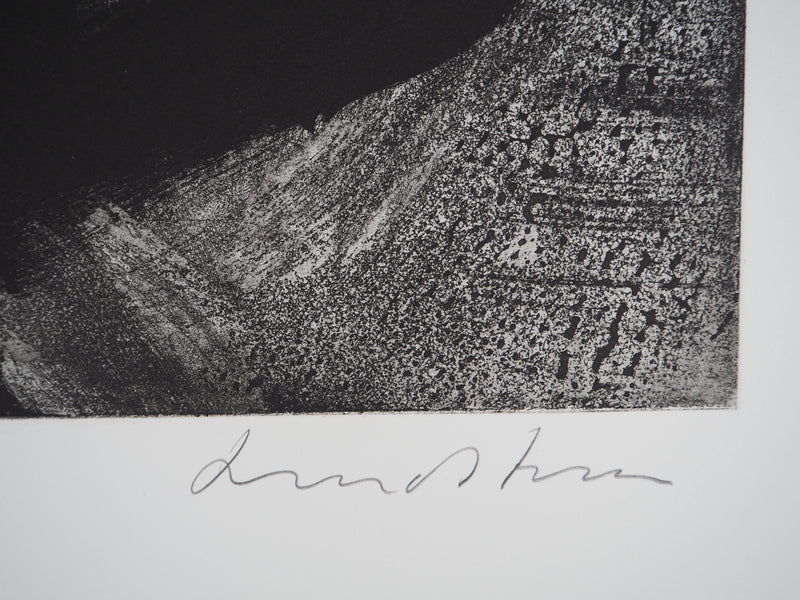 Bengt LINDSTROM : Symboles abstraits, Gravure originale (photo de détail 2) - Crédit photo : Galerie Art.Paris