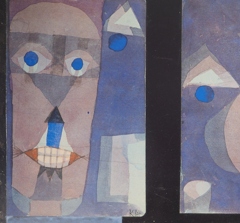 Paul KLEE : Le potier (Der Topfer), Affiche originale (photo de détail 4) - Crédit photo : Galerie Art.Paris