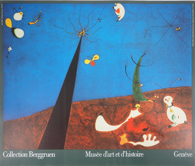 Joan MIRO : Dialogue d'insectes surréalistes, Affiche originale (vue générale) - Crédit photo : Galerie Art.Paris