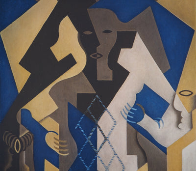 Juan GRIS : Arlequin cubiste, oeuvre originale (photo de détail 9) - Crédit photo : Galerie Art.Paris