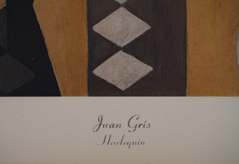 Juan GRIS : Arlequin cubiste, oeuvre originale (photo de détail 10) - Crédit photo : Galerie Art.Paris