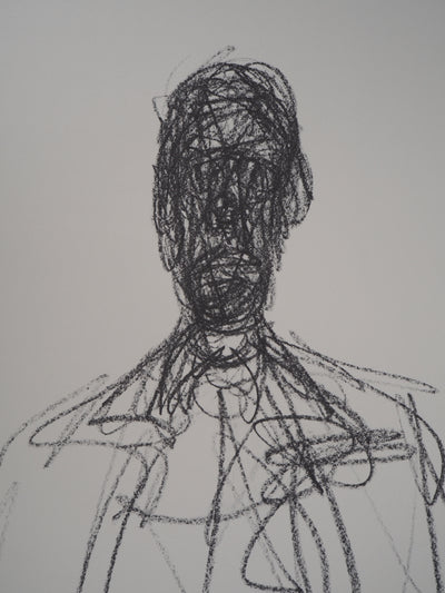 Alberto GIACOMETTI : Portrait d'homme, Affiche originale (photo de détail 6) - Crédit photo : Galerie Art.Paris