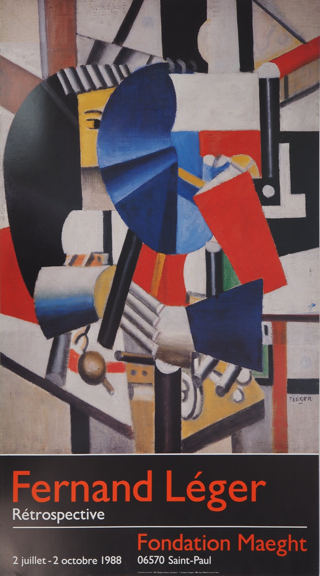 Fernand LEGER: Woman in the Mirror, Original Poster – art.paris
